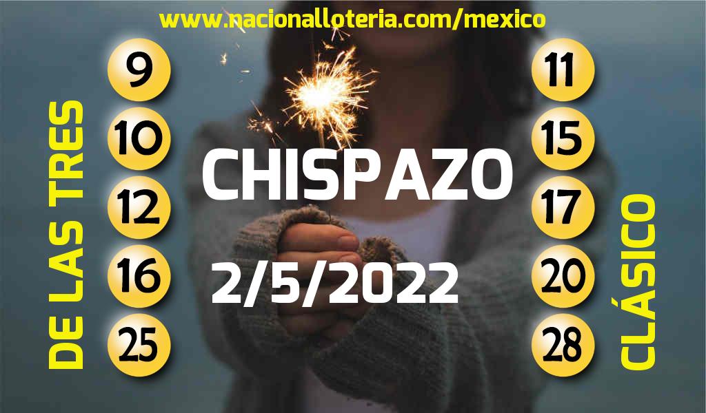 Resultados del Chispazo del Lunes 2 de Mayo de 2022