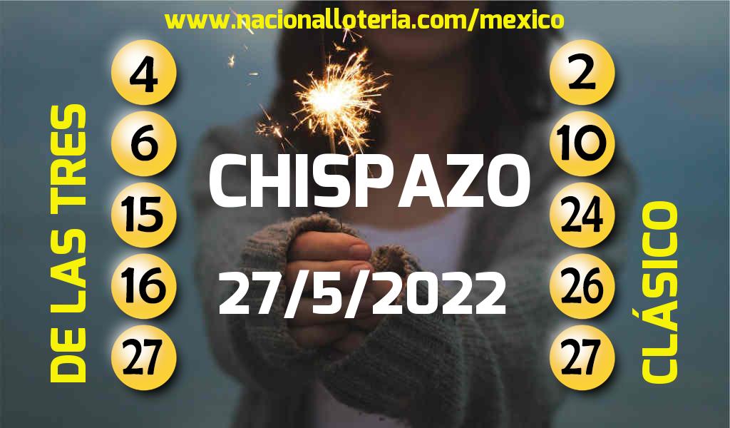 Resultados del Chispazo del Viernes 27 de Mayo de 2022
