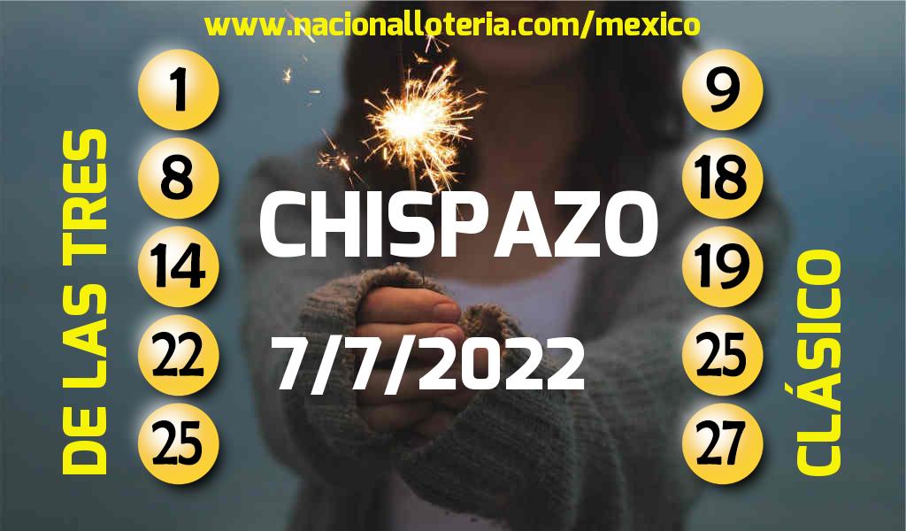 Resultados del Chispazo del Jueves 7 de Julio de 2022