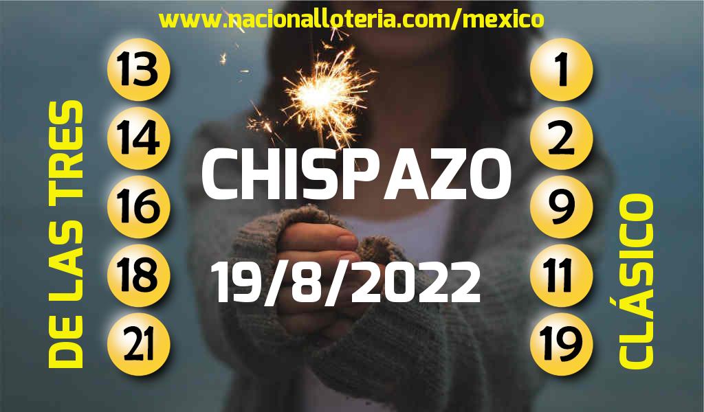Resultados del Chispazo del Viernes 19 de Agosto de 2022