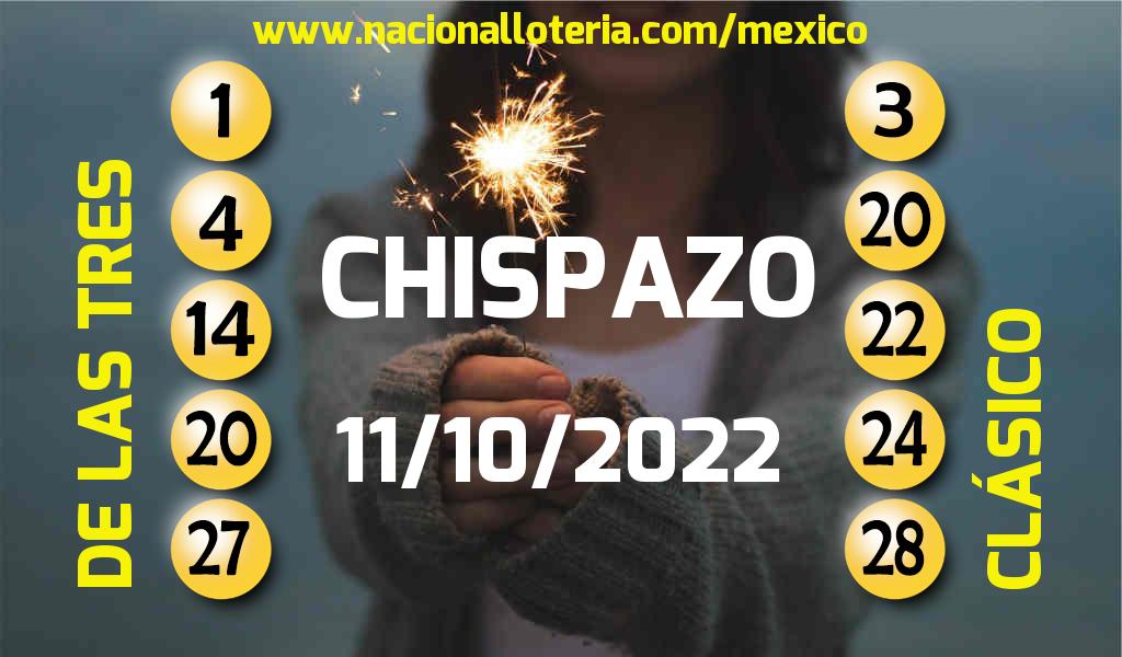 Resultados del Chispazo del Martes 11 de Octubre de 2022
