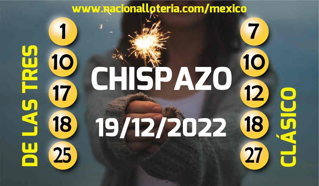 Resultados del Chispazo del Lunes 19 de Diciembre de 2022