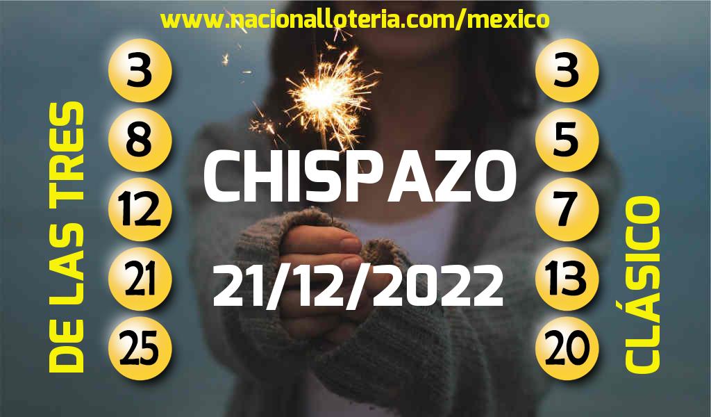 Resultados del Chispazo del Mi&eacute;rcoles 21 de Diciembre de 2022