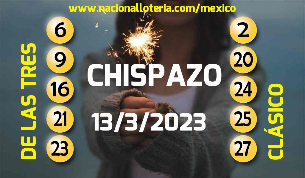 Números ganadores del Chispazo del Lunes 13 de Marzo de 2023 Resultados del Chispazo del Lunes 13 de Marzo de 2023