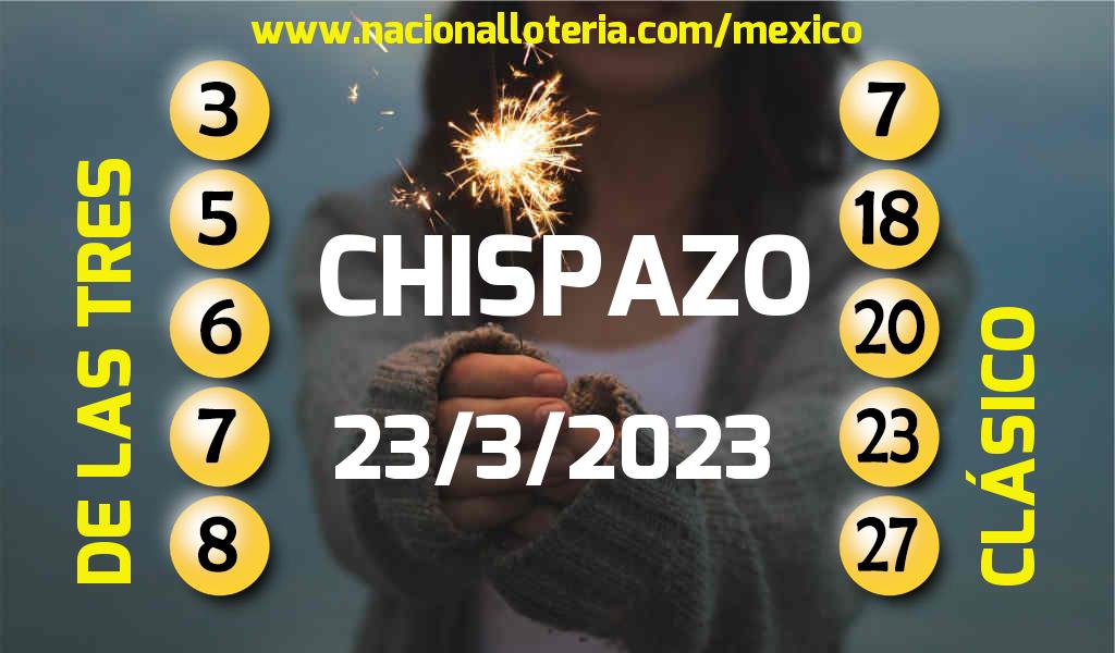Resultados del Chispazo del Jueves 23 de Marzo de 2023