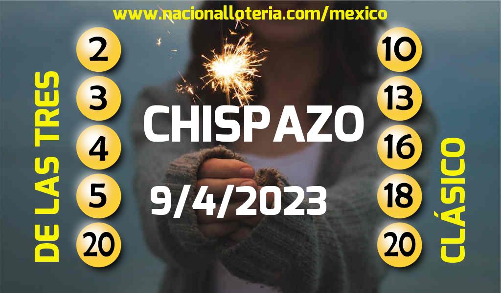 Números ganadores del Chispazo del Domingo 9 de Abril de 2023 Resultados del Chispazo del Domingo 9 de Abril de 2023