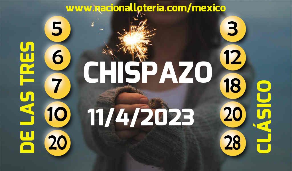 Números ganadores del Chispazo del Martes 11 de Abril de 2023 Resultados del Chispazo del Martes 11 de Abril de 2023