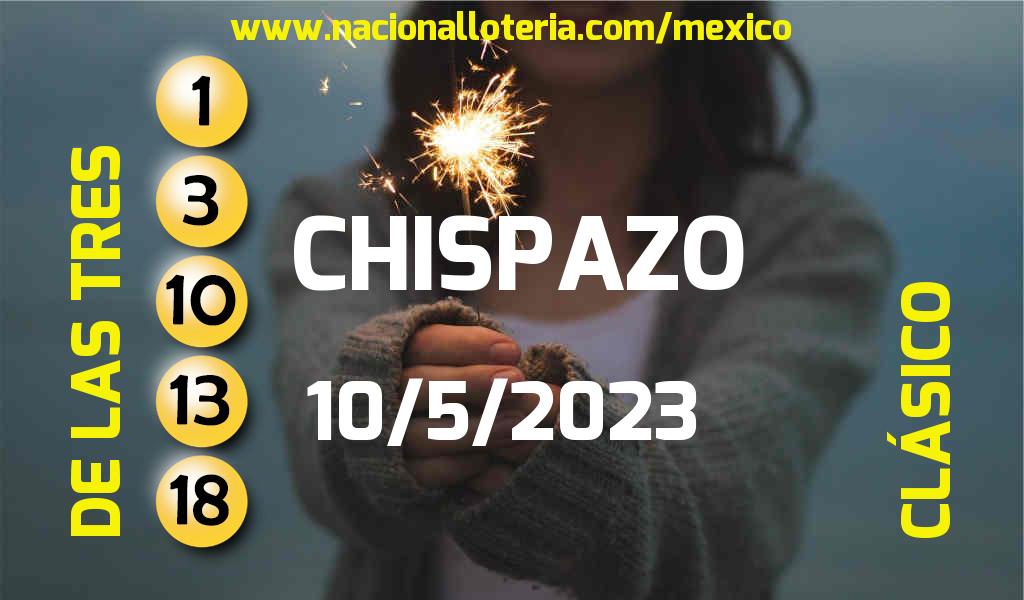 Resultados del Chispazo del Mi&eacute;rcoles 10 de Mayo de 2023