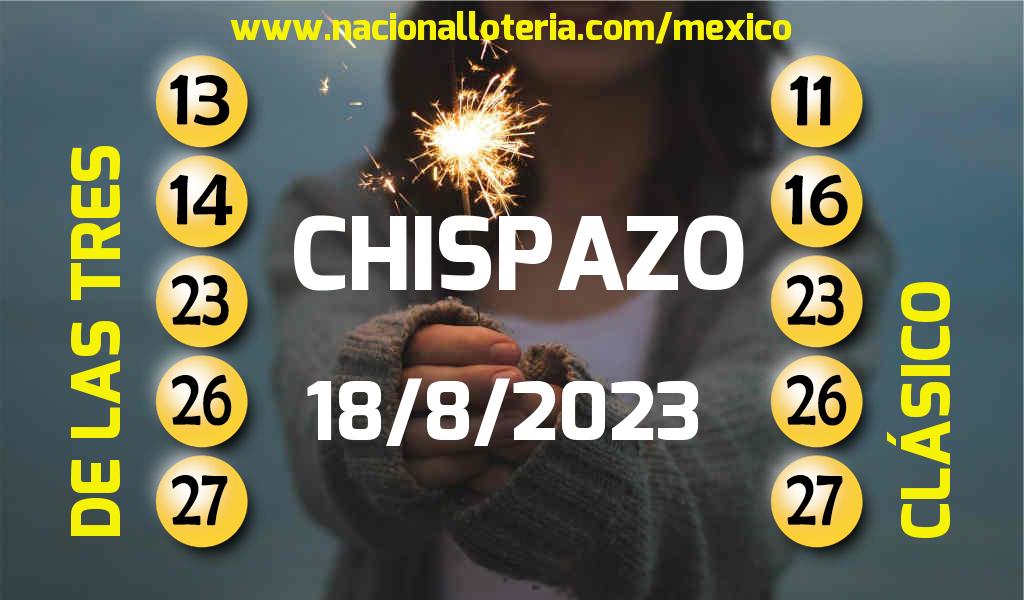 Resultados del Chispazo del Viernes 18 de Agosto de 2023