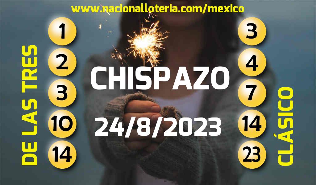Resultados del Chispazo del Jueves 24 de Agosto de 2023