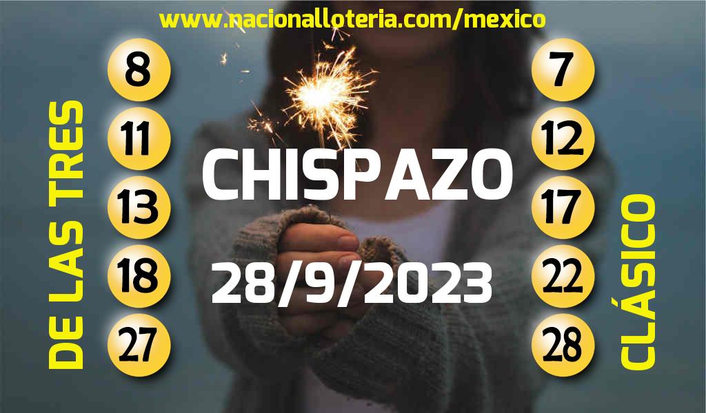 Resultados del Chispazo del Jueves 28 de Septiembre de 2023