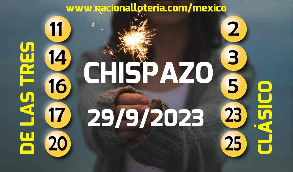 Resultados del Chispazo del Viernes 29 de Septiembre de 2023
