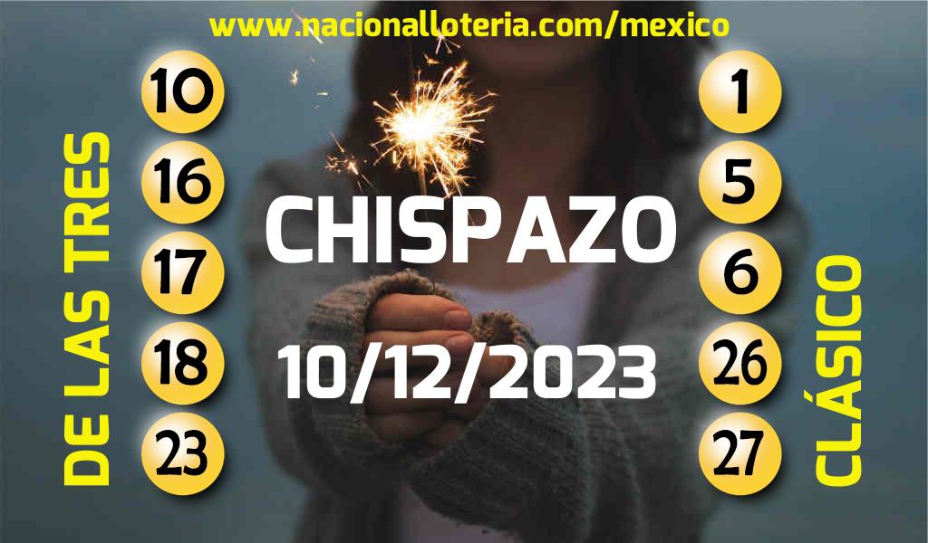 Resultados del Chispazo del Domingo 10 de Diciembre de 2023