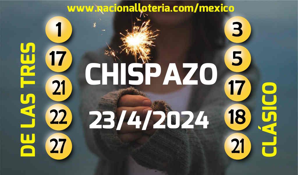 Resultados del Chispazo del Martes 23 de Abril de 2024
