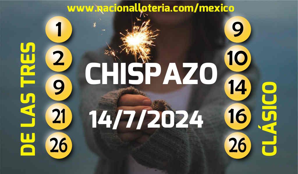 Resultados del Chispazo del Domingo 14 de Julio de 2024