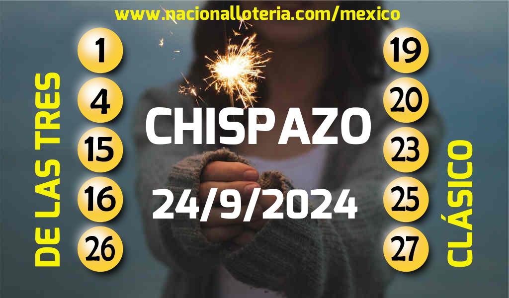Resultados del Chispazo del Martes 24 de Septiembre de 2024