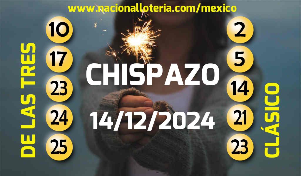 Resultados del Chispazo del Sábado 14 de Diciembre de 2024