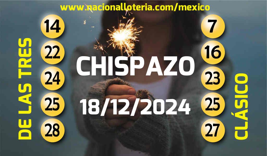 Resultados del Chispazo del Miércoles 18 de Diciembre de 2024