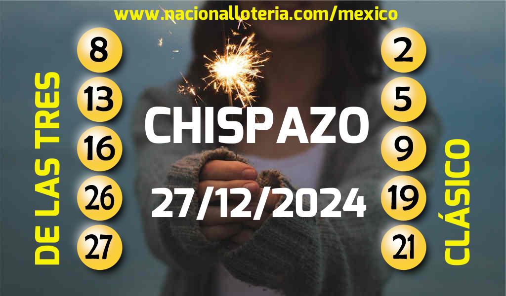 Resultados del Chispazo del Viernes 27 de Diciembre de 2024