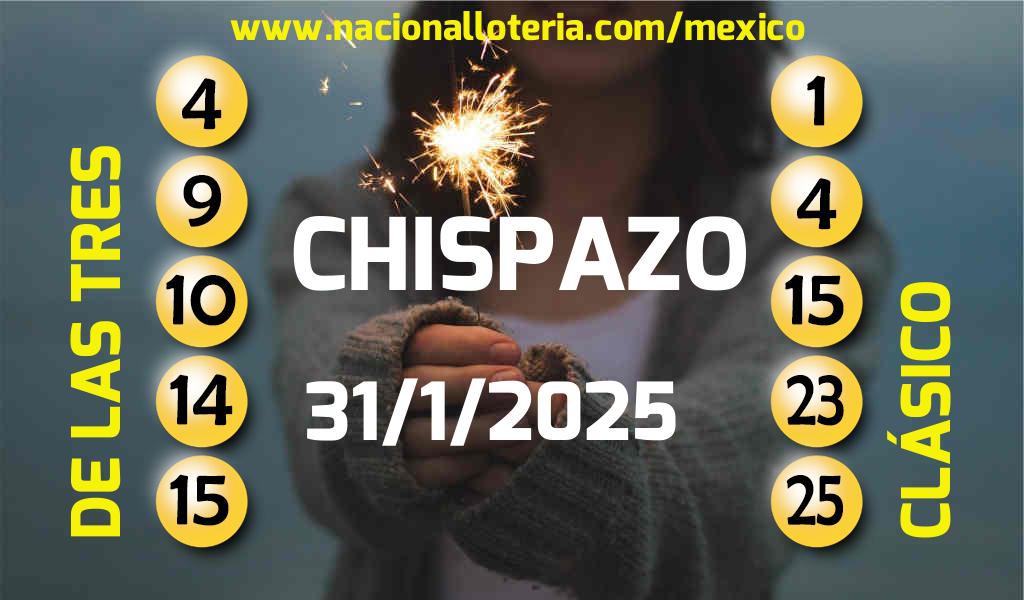 Resultados del Chispazo del Viernes 31 de Enero de 2025