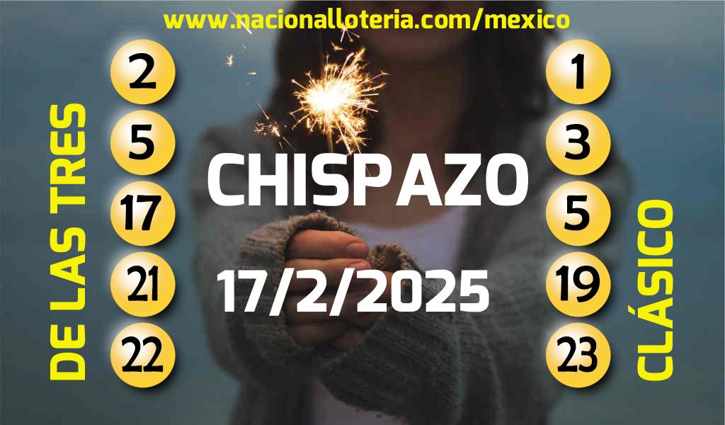 Resultados del Chispazo del Lunes 17 de Febrero de 2025