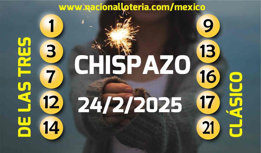 Resultados del Chispazo del Lunes 24 de Febrero de 2025