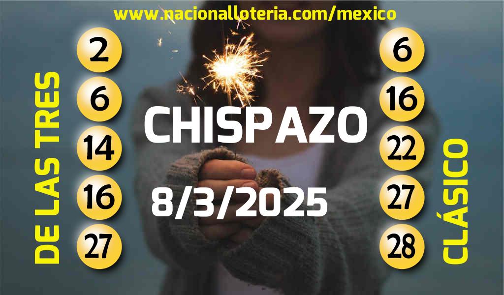 Resultados del Chispazo del Sábado 8 de Marzo de 2025