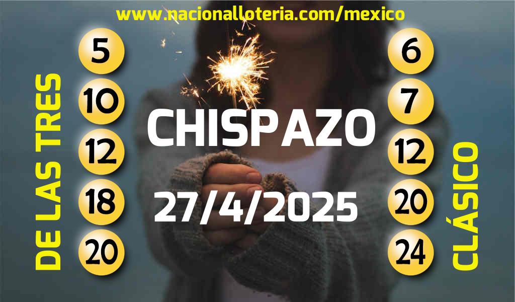 Resultados del Chispazo del Domingo 27 de Abril de 2025