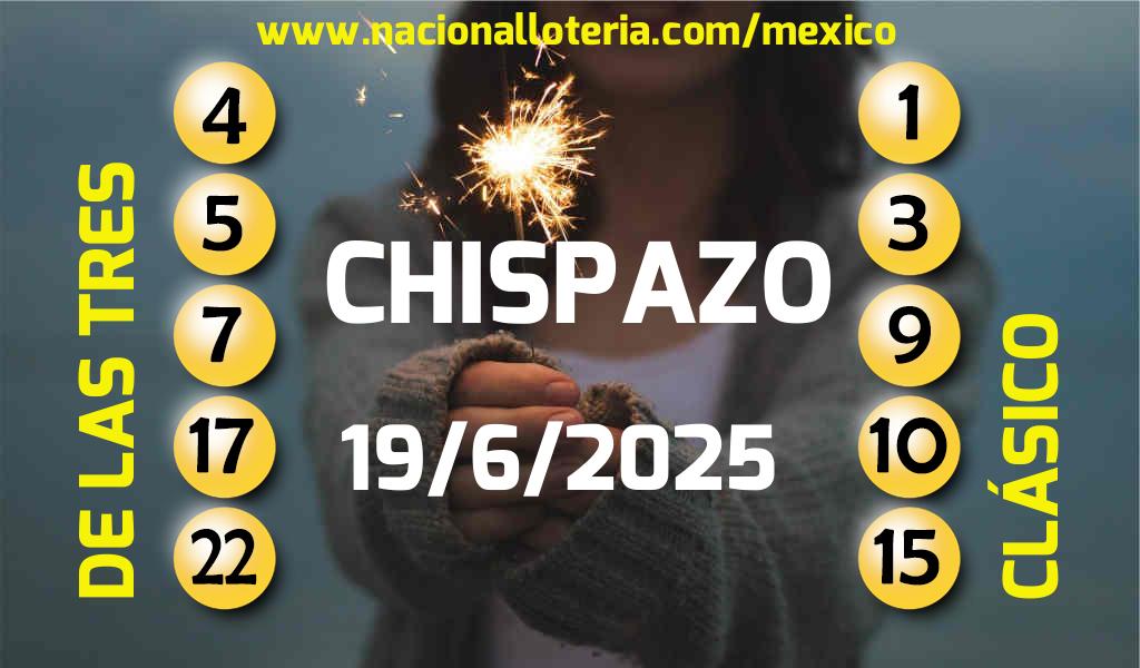 Resultados del Chispazo del Jueves 19 de Junio de 2025