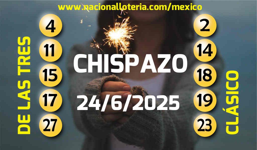 Resultados del Chispazo del Martes 24 de Junio de 2025