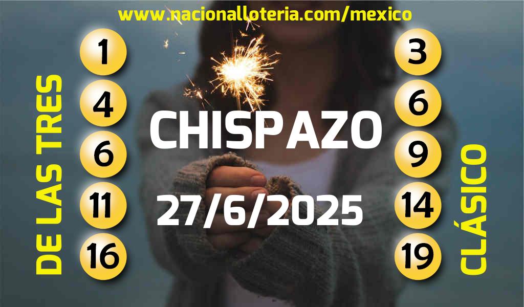 Resultados del Chispazo del Viernes 27 de Junio de 2025