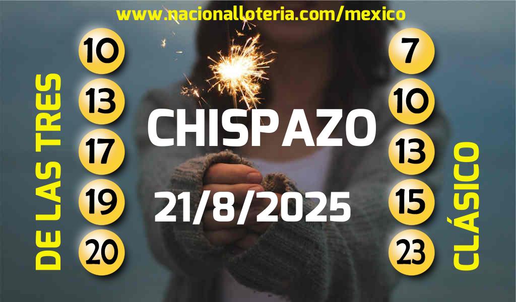 Resultados del Chispazo del Jueves 21 de Agosto de 2025