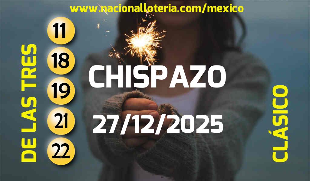 Resultados del Chispazo del S&aacute;bado 27 de Diciembre de 2025