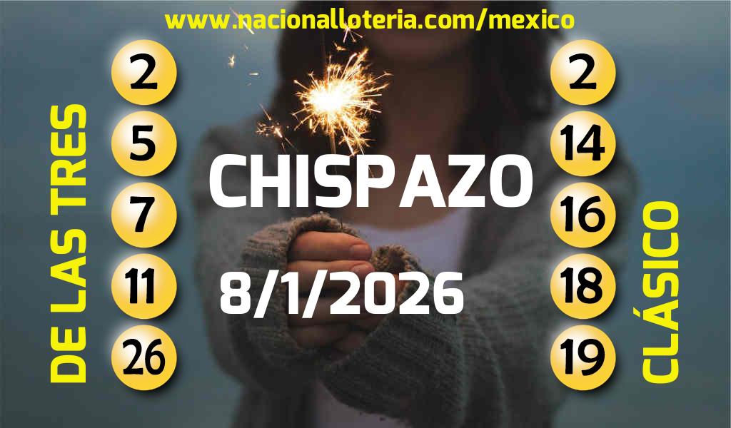 Resultados del Chispazo del Jueves 8 de Enero de 2026