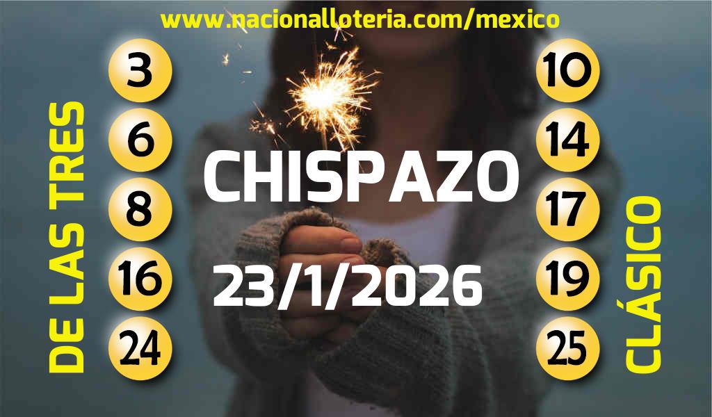 Resultados del Chispazo del Viernes 23 de Enero de 2026