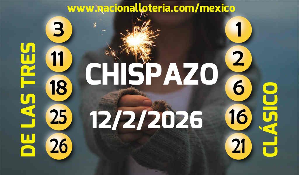 Resultados del Chispazo del Jueves 12 de Febrero de 2026