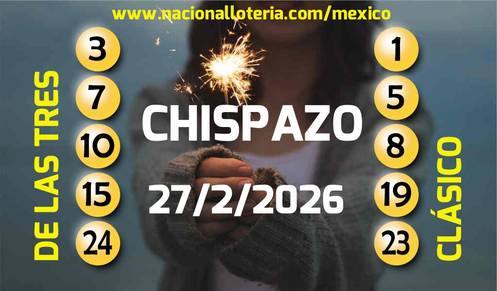 Resultados del Chispazo del Viernes 27 de Febrero de 2026