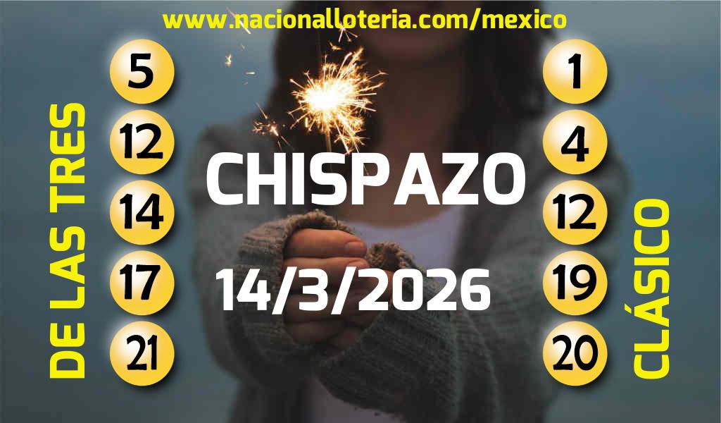 Resultados del Chispazo del S&aacute;bado 14 de Marzo de 2026