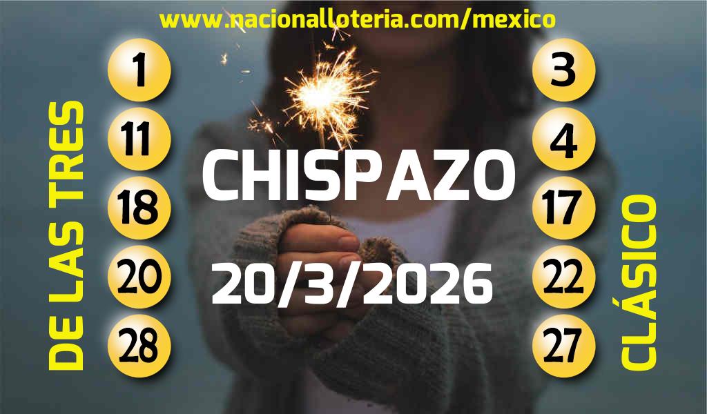 Resultados del Chispazo del Viernes 20 de Marzo de 2026
