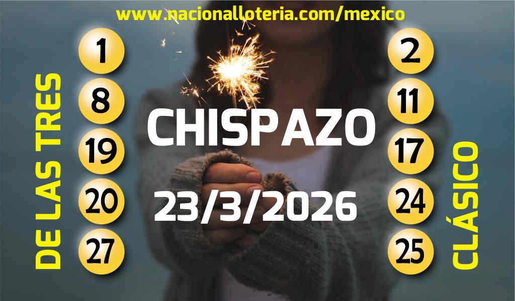 Resultados del Chispazo del Lunes 23 de Marzo de 2026