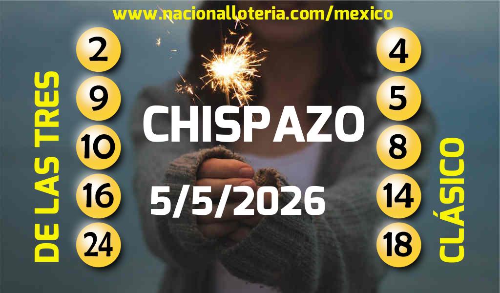 Resultados del Chispazo del Martes 5 de Mayo de 2026