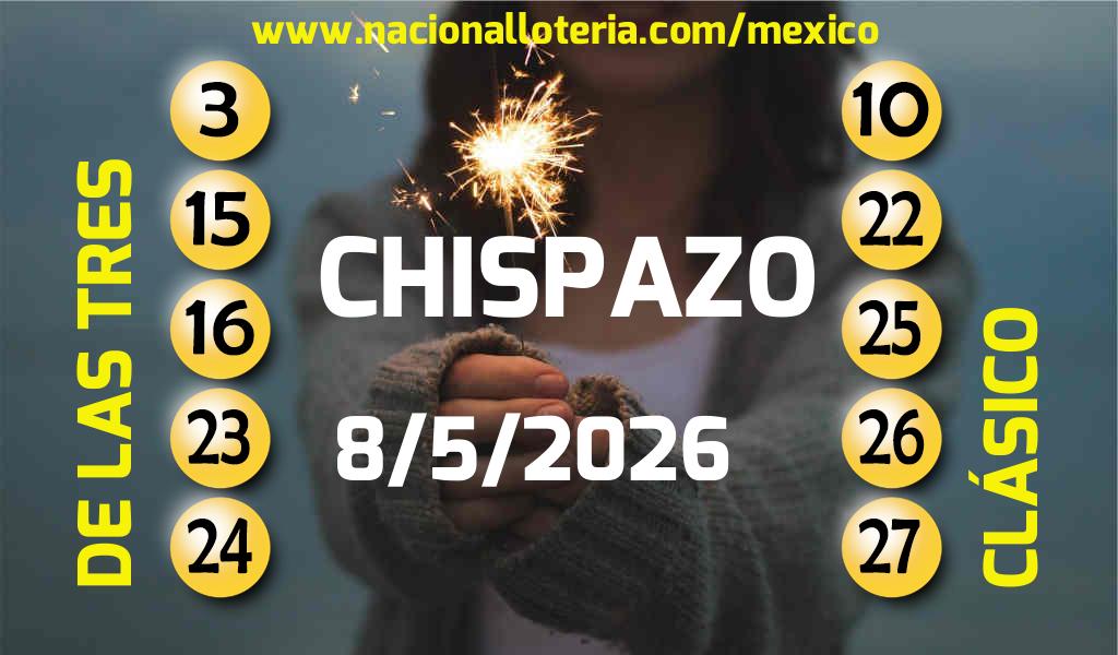 Resultados del Chispazo del Viernes 8 de Mayo de 2026