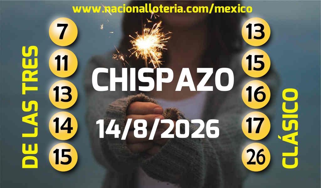 Resultados del Chispazo del Viernes 14 de Agosto de 2026