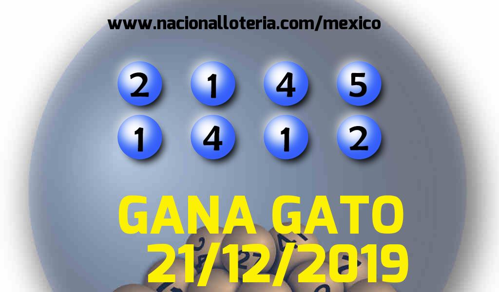 Resultados del Gana Gato del Sábado 21 de Diciembre de 2019