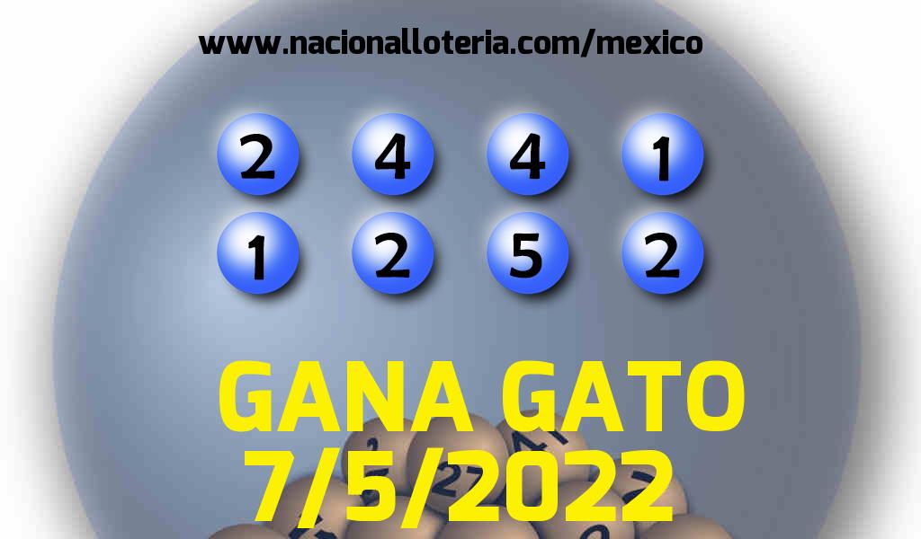 Números ganadores del Gana Gato del Sábado 7 de Mayo de 2022 Resultados del Gana Gato del Sábado 7 de Mayo de 2022