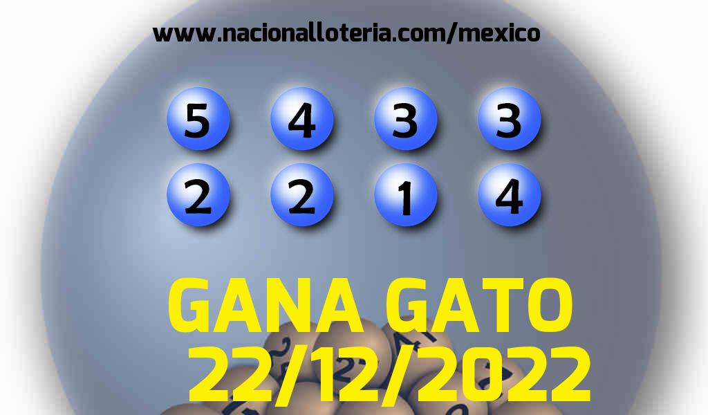 Resultados del Gana Gato del Jueves 22 de Diciembre de 2022