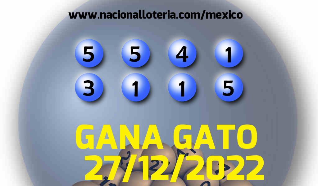 Resultados del Gana Gato del Martes 27 de Diciembre de 2022
