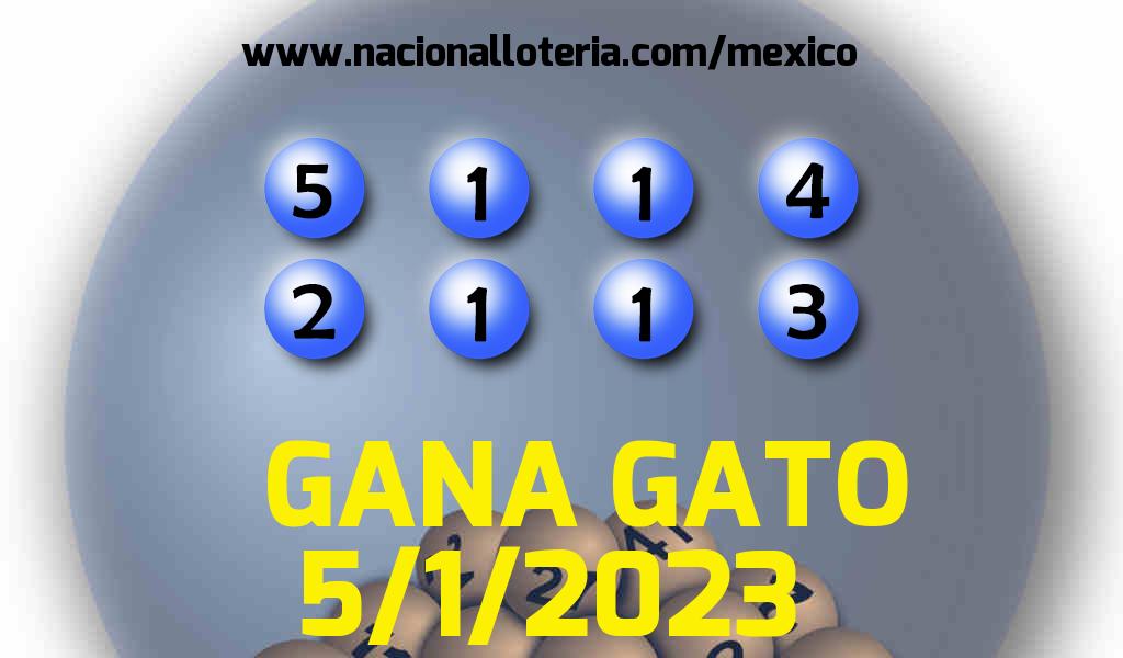 Resultados del Gana Gato del Jueves 5 de Enero de 2023