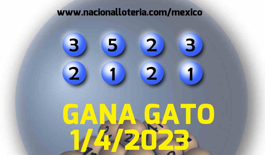 Resultados del Gana Gato del Sábado 1 de Abril de 2023