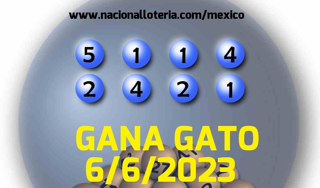 Resultados del Gana Gato del Martes 6 de Junio de 2023